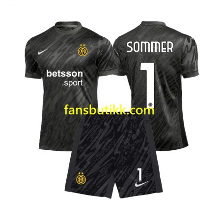 Fotballdrakt Inter Milan Yann Sommer 1 Keeper Barn Tredjetrøye 2024-2025 Kortermet